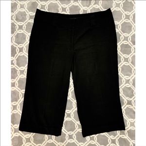 LANE BRYANT Wide Leg Cuffed Capri Dress Pants